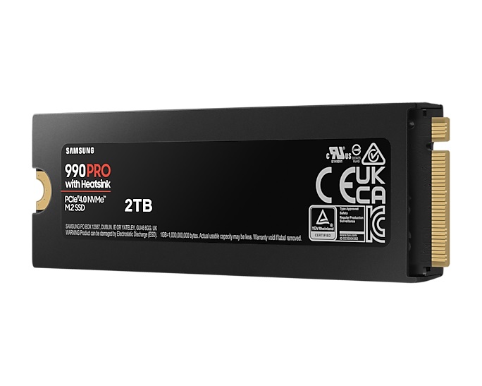 Накопичувач SSD 2TB Samsung 990 PRO M.2 PCIe 4.0 x4 3D NAND (MZ-V9P2T0CW)