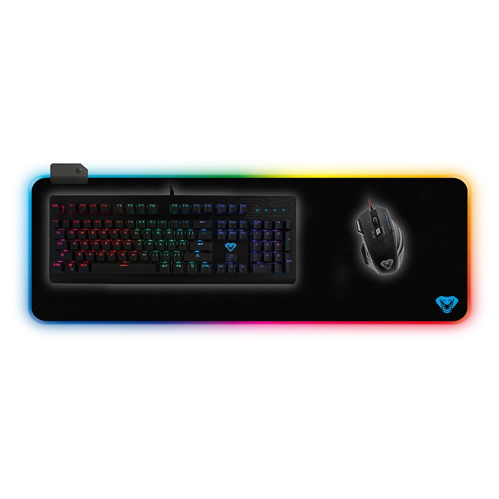 Игровая поверхность Media-Tech RGB Gaming Mat MT262 Black Игровая поверхность Media-Tech RGB Gaming Mat MT262 Black