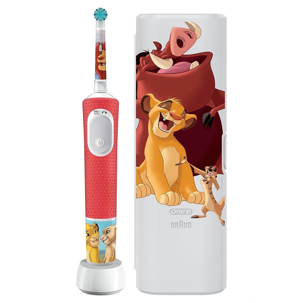 фото Електрична зубна щітка Oral-B D103.413.2KX Vitality Pro Kids The Lion King Special Edition