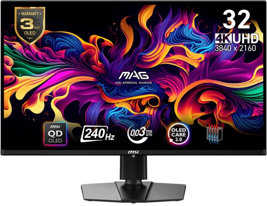 Монітор MSI 31.5" MAG 321UPX-QD Black 240Hz