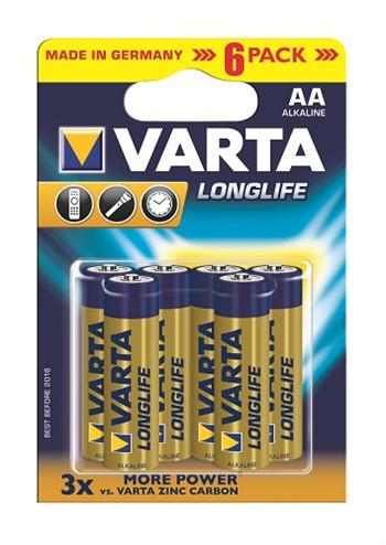 Батарейка Varta Longlife AA / LR06 BL 6шт (1558924)