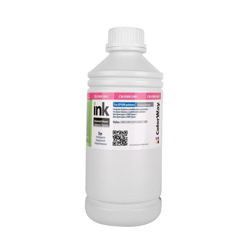 Чорнило ColorWay Epson L800/L810/L850 (Magenta) (ColorWay-EW810M1) 1л