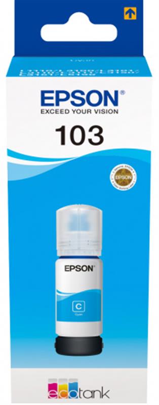 Чорнило Epson (103) L31XX Cyan (C13T00S24A) 65 мл