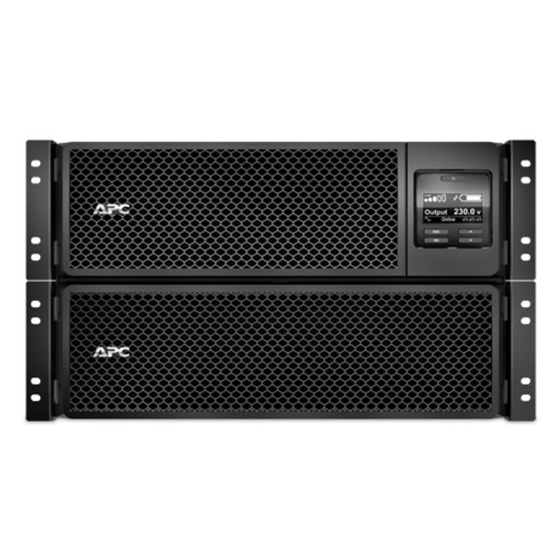 Джерело безперебійного живлення APC Smart-UPS SRT 10000VA, Online, 6хIEC 320 C13, 4хIEC 320 C19, RJ-45, USB, LCD, металл (SRT10KRMXLI)