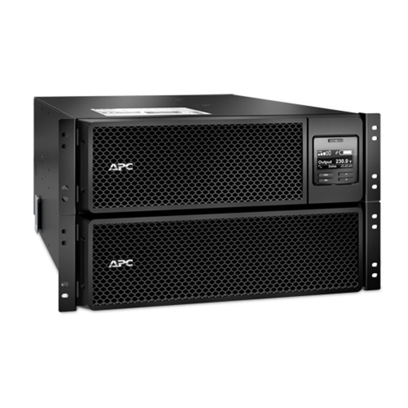 Джерело безперебійного живлення APC Smart-UPS SRT 10000VA, Online, 6хIEC 320 C13, 4хIEC 320 C19, RJ-45, USB, LCD, металл (SRT10KRMXLI)