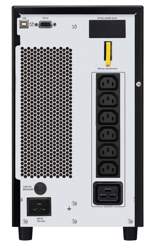 Джерело безперебійного живлення APC Smart-UPS Easy UPS SRV 3000VA 230V, Online, 7 х IEC, USB, LCD, металл (SRV3KI)