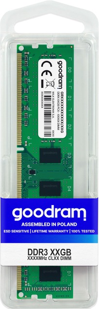 Модуль пам`ятi DDR3L 8GB/1600 1,35V Goodram (GR1600D3V64L11/8G)