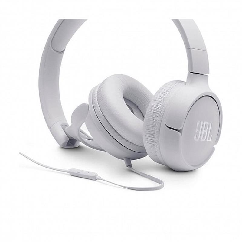 Гарнiтура JBL T500 White (JBLT500WHT)