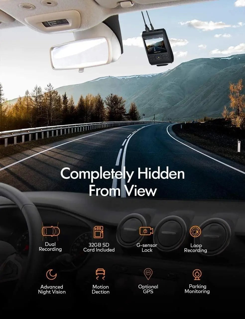 Видеорегистратор APEMAN C550 (613464474371) Видеорегистратор APEMAN C550 (613464474371)