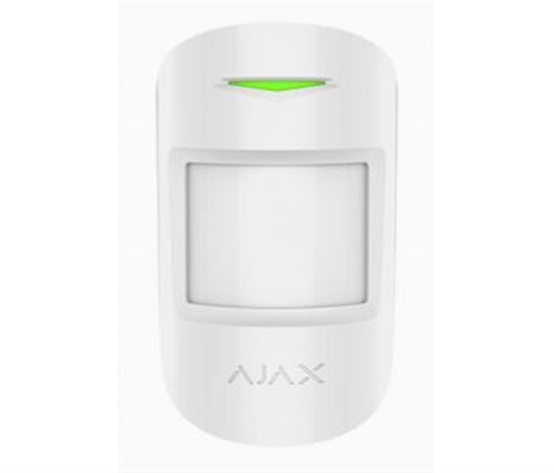 Бездротовий датчик руху і розбиття скла Ajax CombiProtect White (7170.06.WH1/38097.06.WH1)