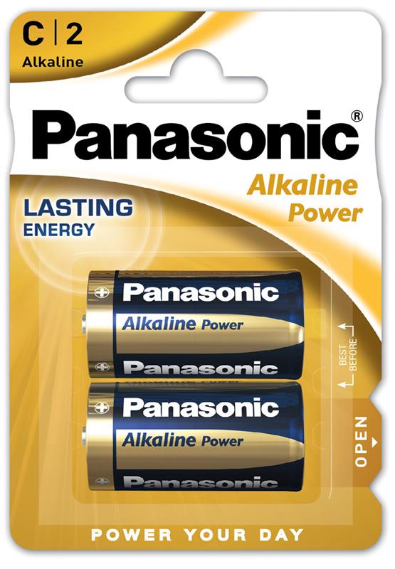 Батарейка Panasonic Alkaline Power Lasting C / LR14 BL 2 шт (1558909)