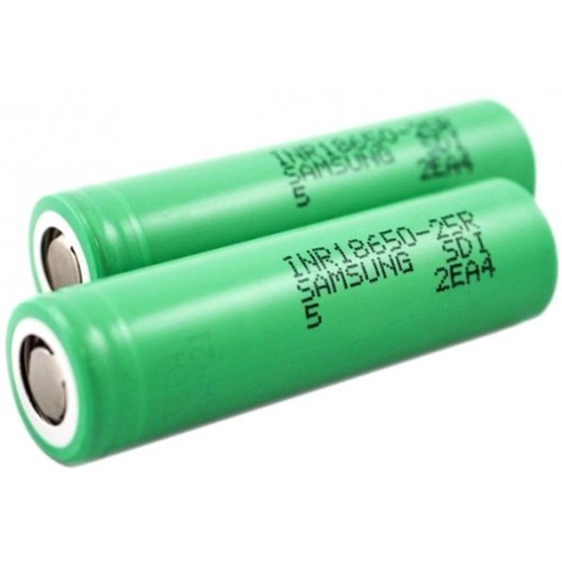 Акумулятор Samsung 18650 Li-Ion 2500 mAh Green