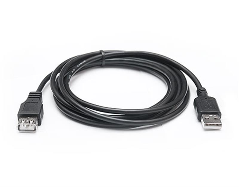 Кабель REAL-EL Pro USB - USB V 2.0 (M/F), 3 м, чорний (EL123500029)