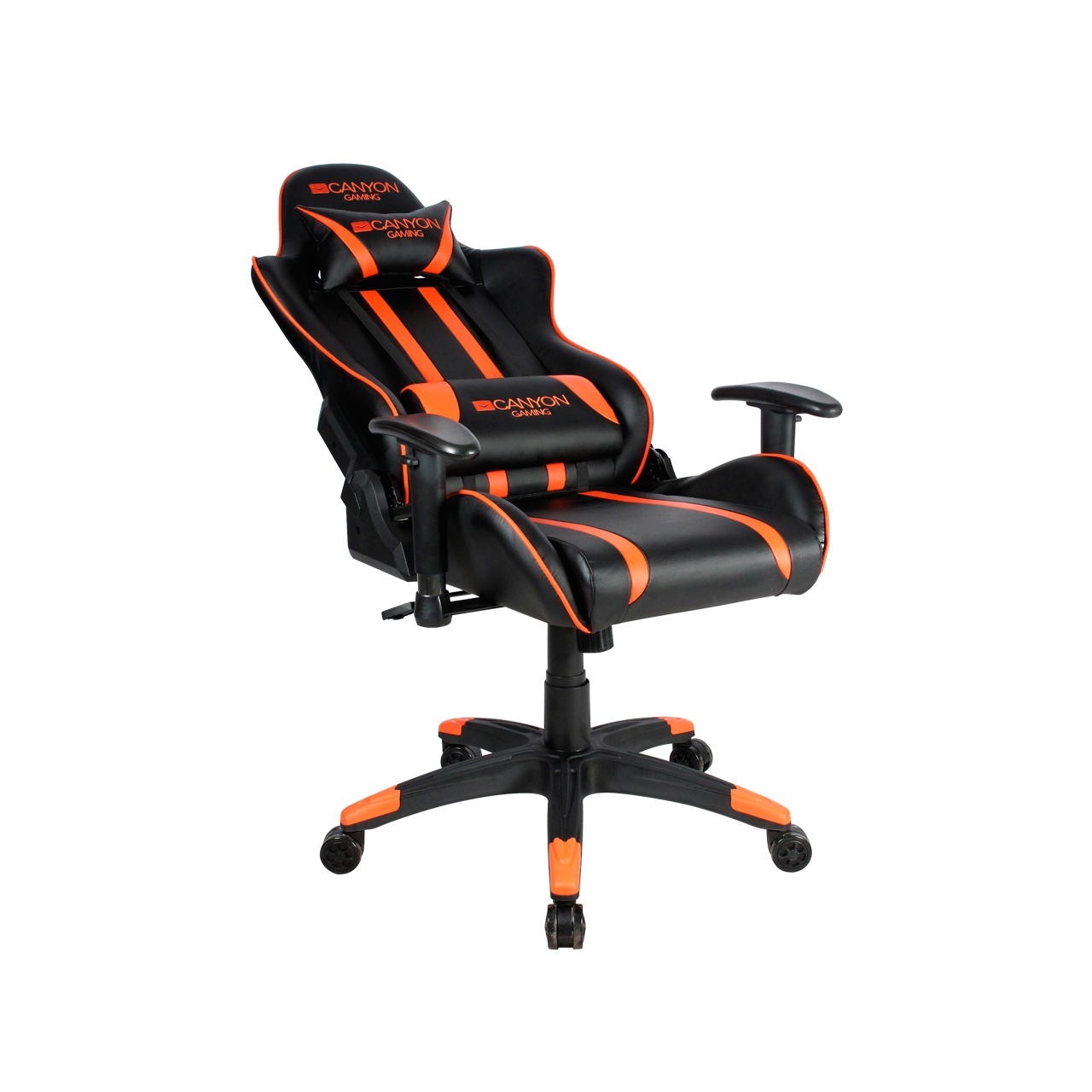 Крісло для геймерів Canyon Fobos Black/Orange (CND-SGCH3)