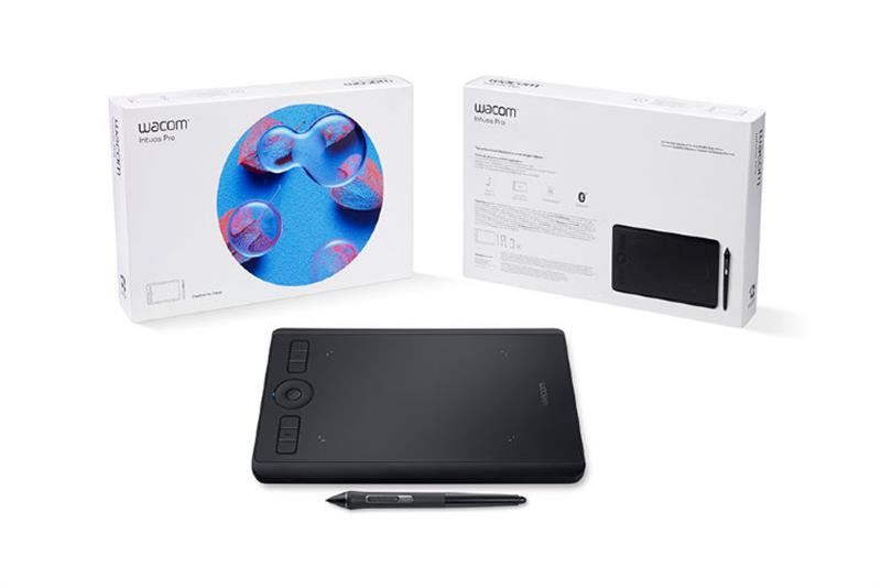 Планшет Wacom Intuos Pro S Black Bluetooth (PTH460K0B)