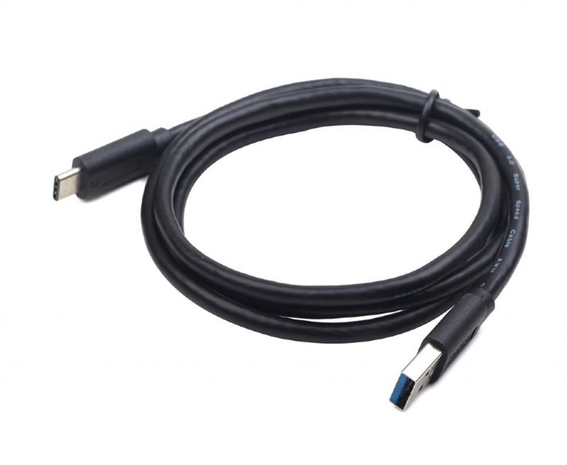 Кабель Cablexpert USB - USB Type-C V 3.0 (M/M), 1 м, преміум, чорний (CCP-USB3-AMCM-1M)