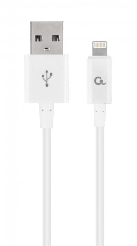 Кабель Cablexpert USB - Lightning (M/M), преміум, 2 м, білий (CC-USB2P-AMLM-2M-W)