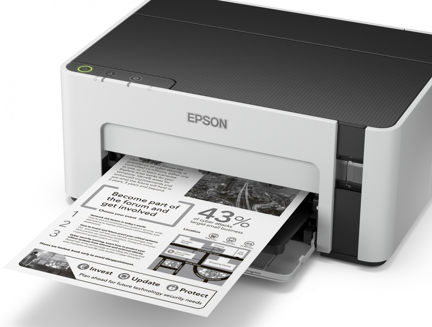 Принтер А4 Epson M1100 Фабрика друку (C11CG95405)