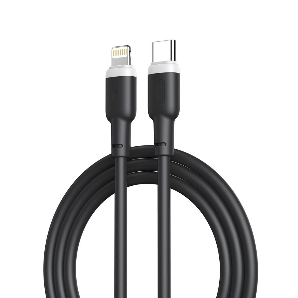 Кабель XO NB208A USB Type-C - Lightning 20W Чорний