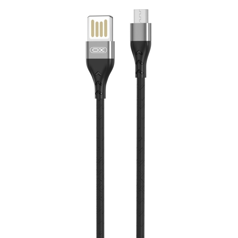 Кабель XO NB188 2.4A USB - micro-USB Сірий