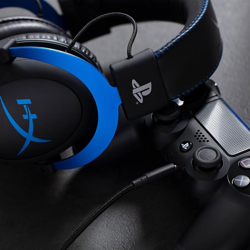 Гарнiтура HyperX Cloud для PS5/PS4 Black/Blue (4P5H9AM)