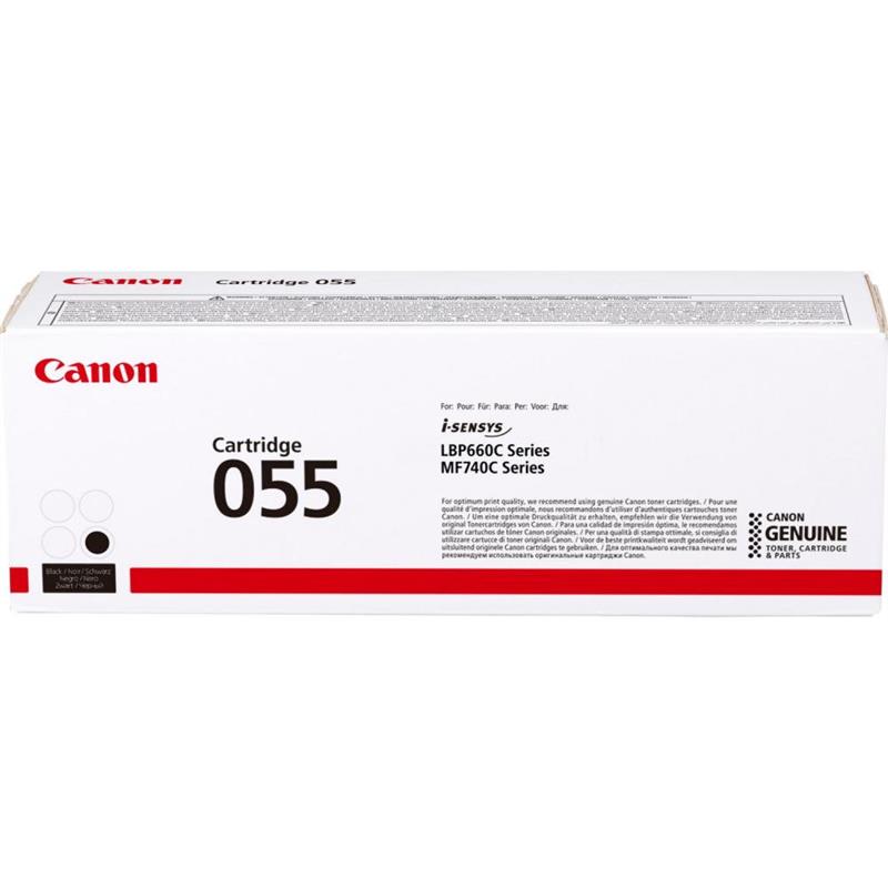 Картридж Canon 055 LBP664Cx/663Cdw/MF742Cdw/744Cdw/746Cx Black (3016C002)