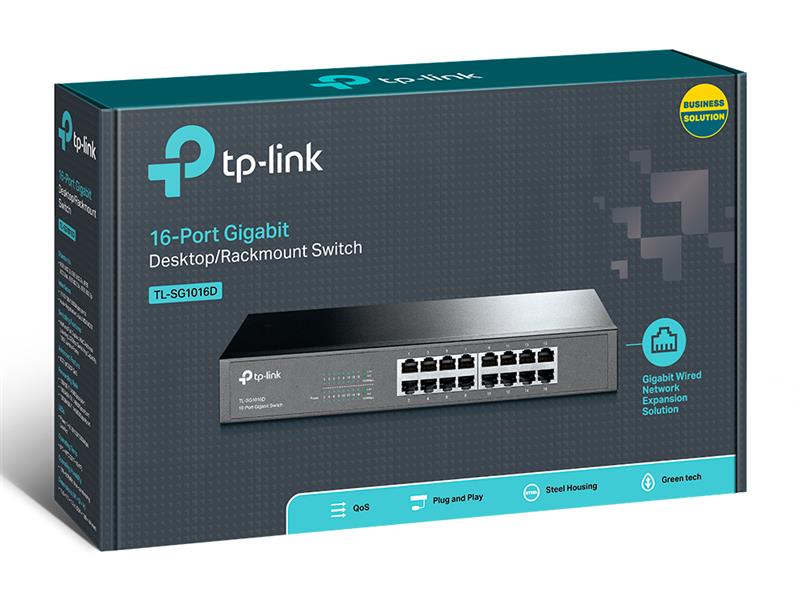 Комутатор TP-Link TL-SG1016D