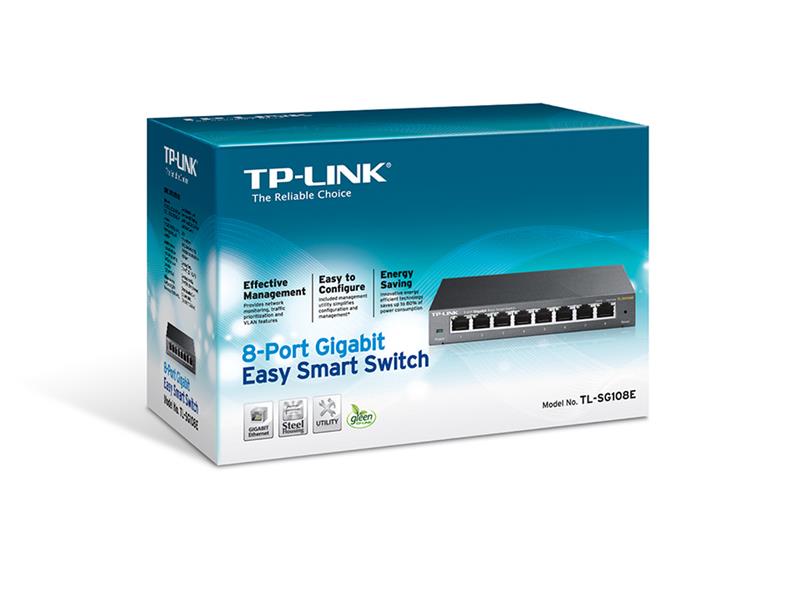 Комутатор TP-Link TL-SG108E