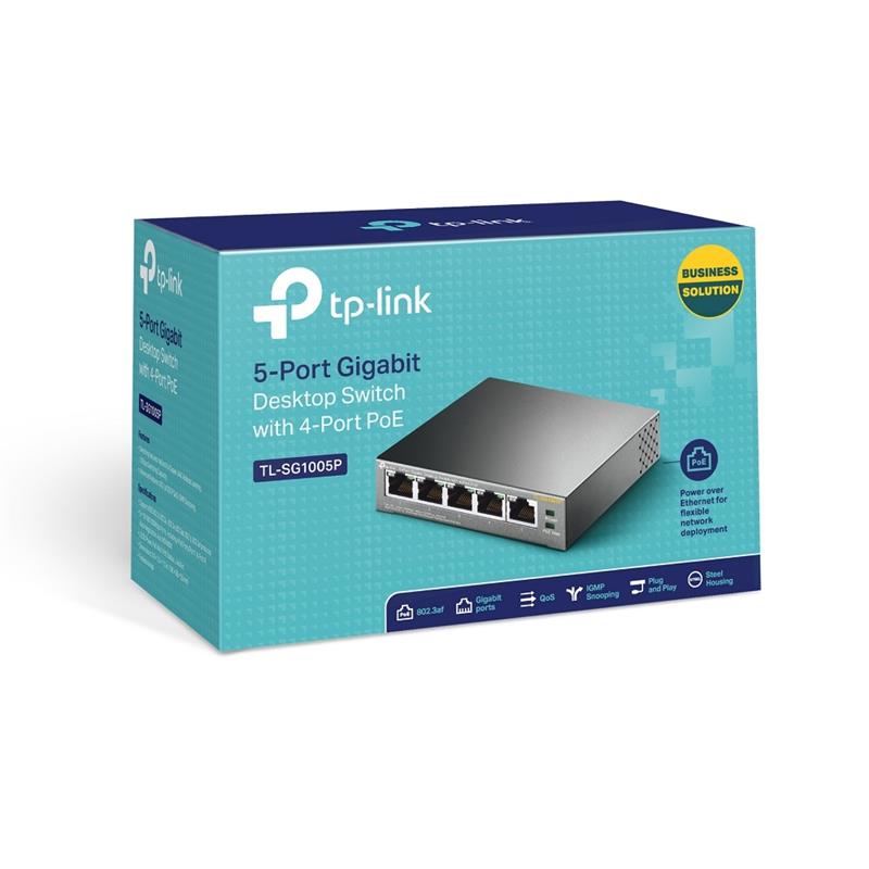 Комутатор TP-Link TL-SG1005P