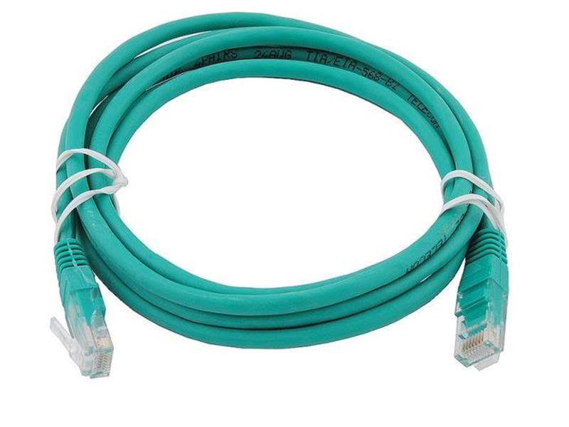 Патч-корд UTP Atcom RJ45, Cat.6, мідь, 0.5 м, зелений