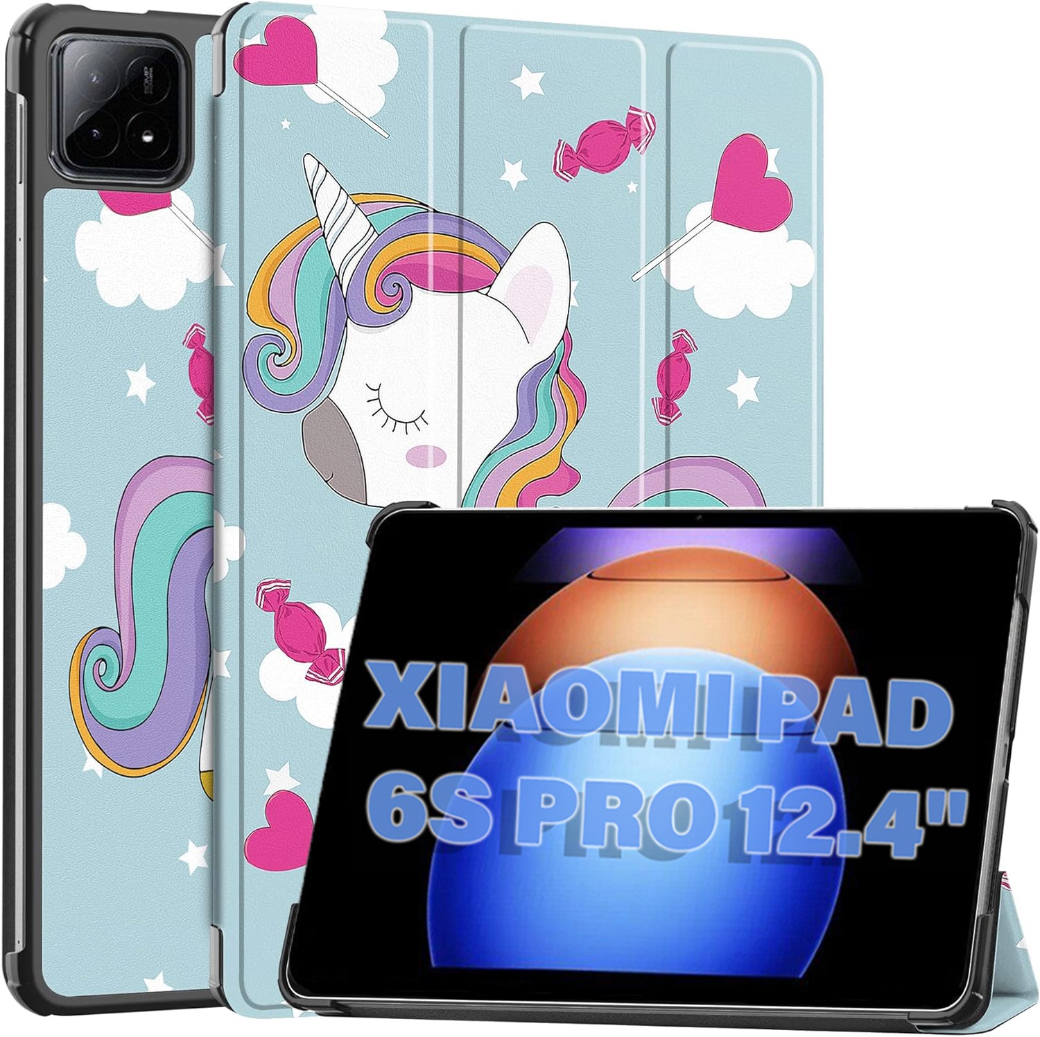 Чeхол-книжка BeCover Smart Case для Xiaomi Pad 6S Pro 12.4 Чeхол-книжка BeCover Smart Case для Xiaomi Pad 6S Pro 12.4