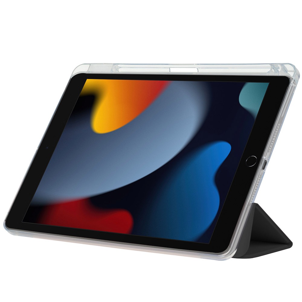 Чeхол-книжка BeCover Ultra Slim Origami Transparent с креплением Apple Pencil для Apple iPad 10.2 2019/2020/2021 Black (711098) Чeхол-книжка BeCover Ultra Slim Origami Transparent с креплением Apple Pencil для Apple iPad 10.2 2019/2020/2021 Black (711098)