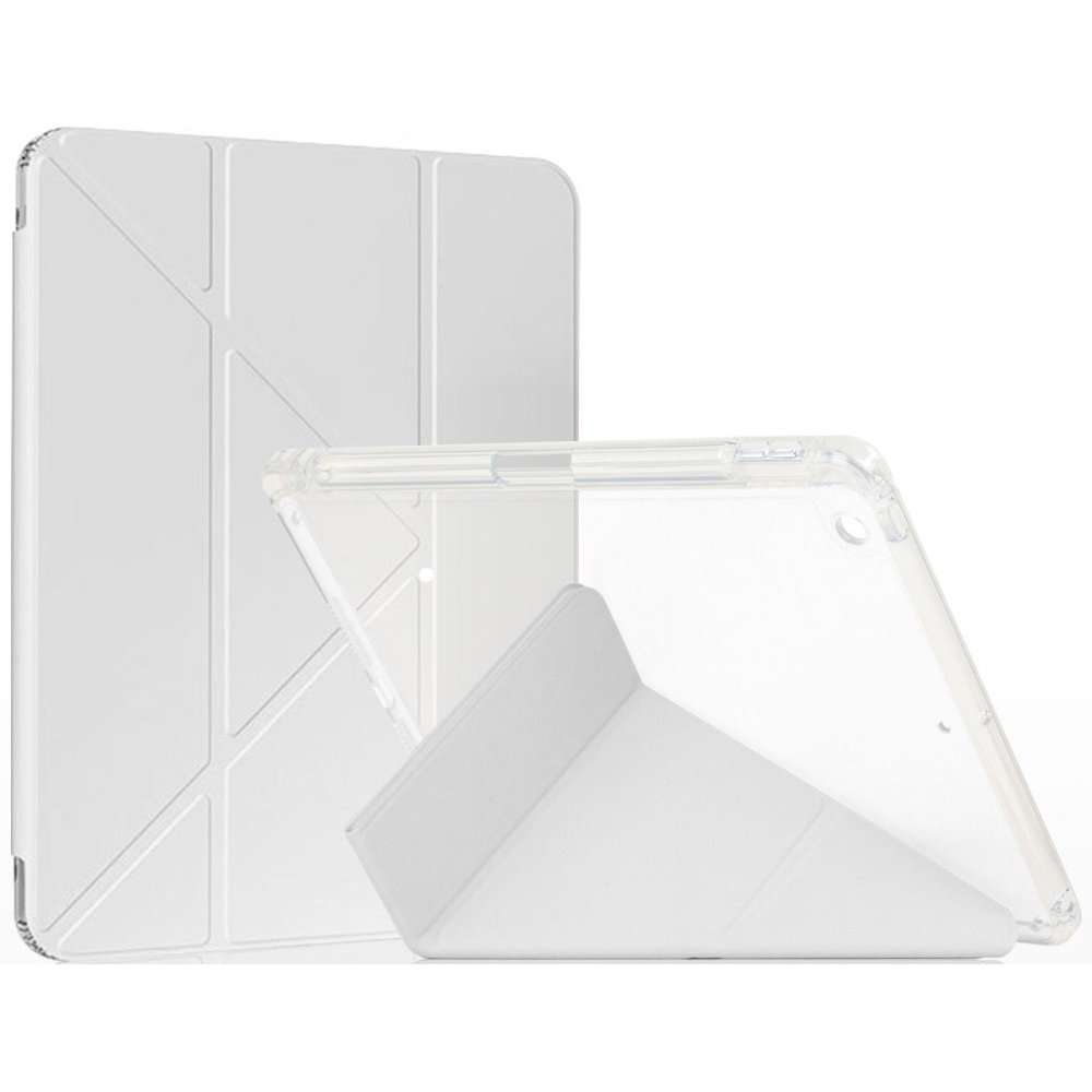 Чeхол-книжка BeCover Ultra Slim Origami Transparent с креплением Apple Pencil для Apple iPad 10.2 2019/2020/2021 Gray (711099) Чeхол-книжка BeCover Ultra Slim Origami Transparent с креплением Apple Pencil для Apple iPad 10.2 2019/2020/2021 Gray (711099)