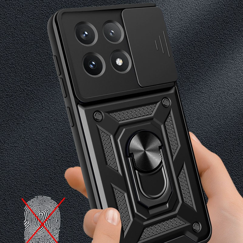 Чeхол-накладка BeCover Military для Poco X6 Pro Black (711157) Чeхол-накладка BeCover Military для Poco X6 Pro Black (711157)
