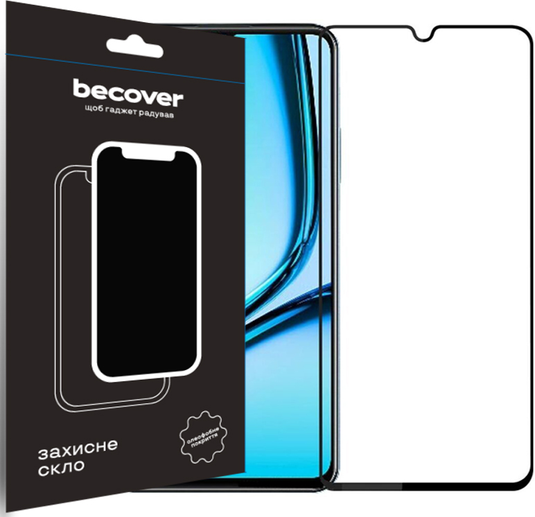 Защитное стекло BeCover для Realme Note 50 Black (711317) Защитное стекло BeCover для Realme Note 50 Black (711317)