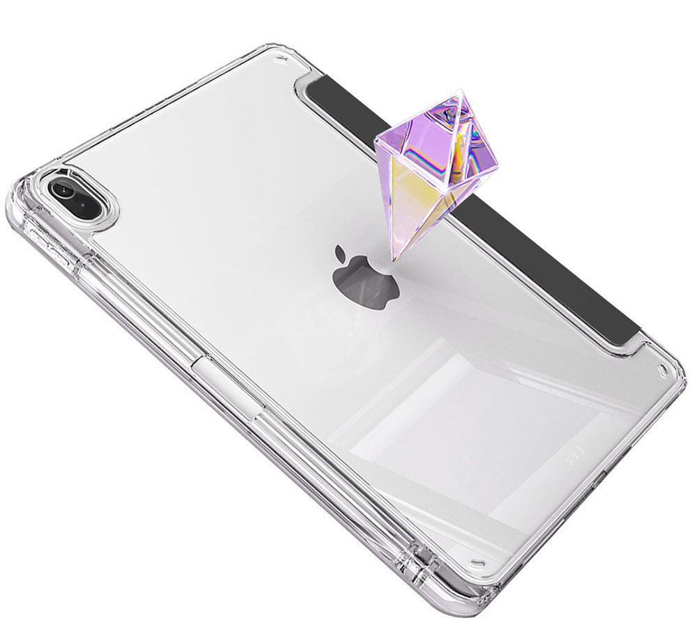 Чeхол-книжка BeCover Ultra Slim Origami Transparent с креплением Apple Pencil для Apple iPad Air 11 Чeхол-книжка BeCover Ultra Slim Origami Transparent с креплением Apple Pencil для Apple iPad Air 11