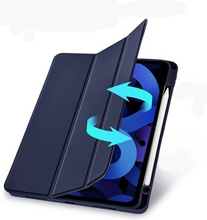 Чeхол BeCover Tri Fold Soft TPU с креплением Apple Pencil для Apple iPad Air 11 Чeхол BeCover Tri Fold Soft TPU с креплением Apple Pencil для Apple iPad Air 11