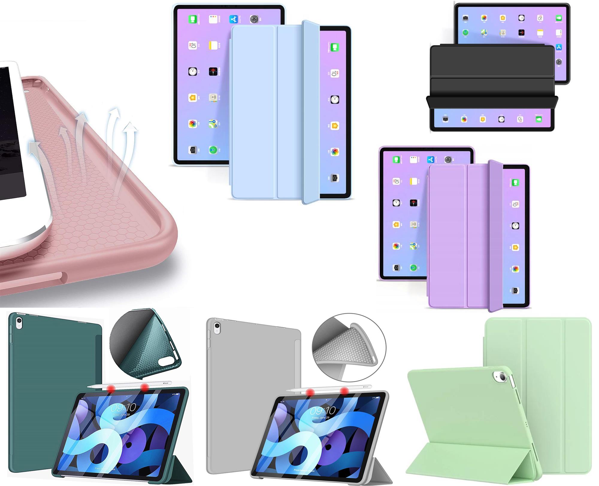 Чeхол BeCover Tri Fold Soft TPU Silicone для Apple iPad Air 11 Чeхол BeCover Tri Fold Soft TPU Silicone для Apple iPad Air 11