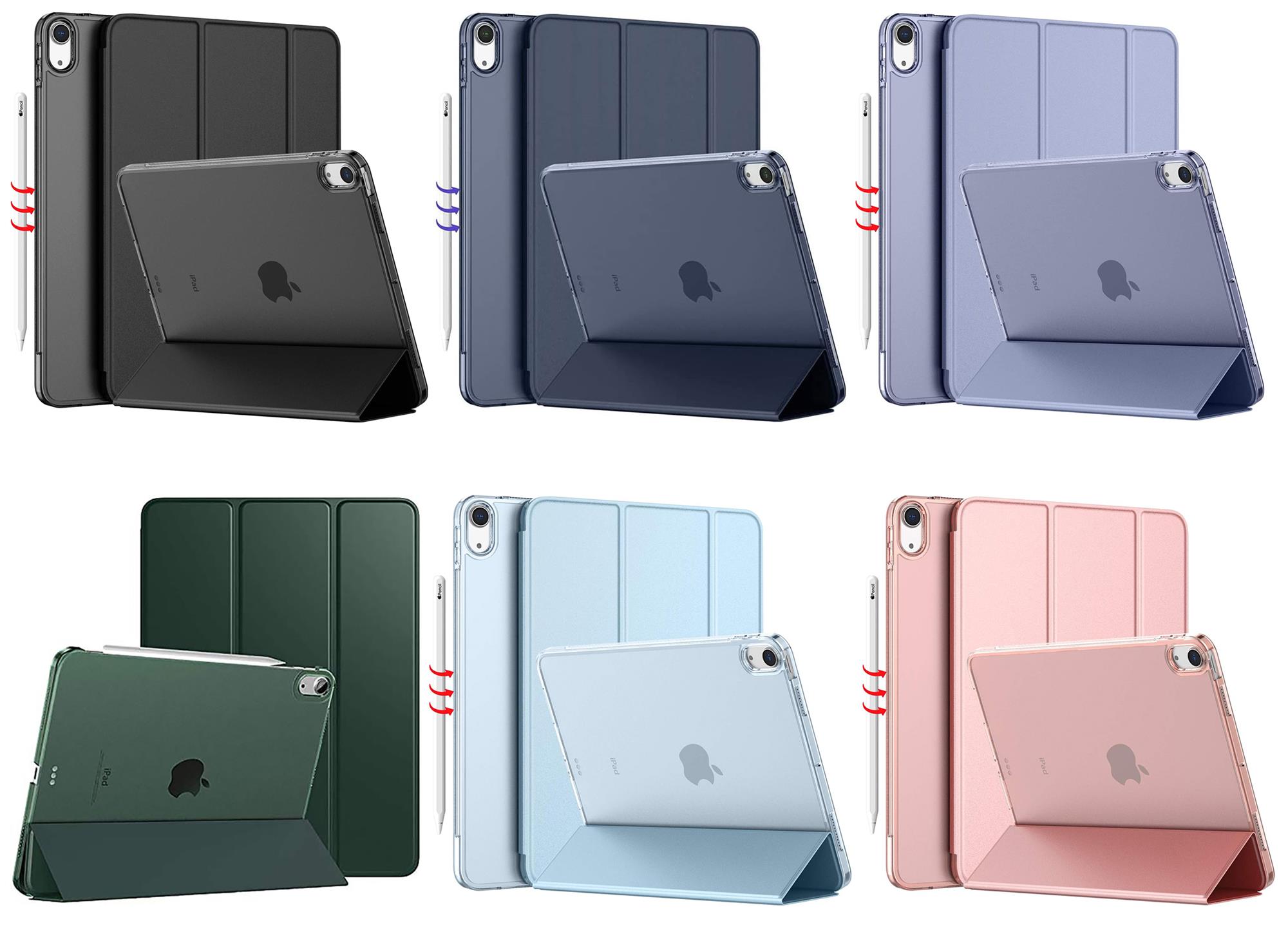 Чeхол BeCover Tri Fold Hard для Apple iPad Air 11 Чeхол BeCover Tri Fold Hard для Apple iPad Air 11