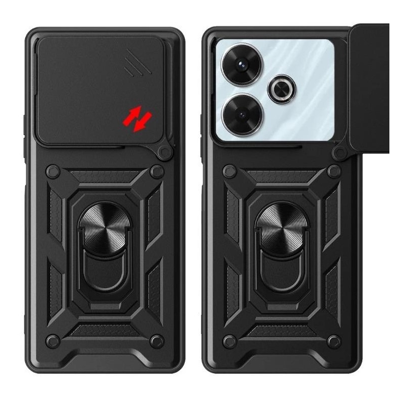 Чeхол-накладка BeCover Military для Xiaomi Redmi 13 Black (711551) Чeхол-накладка BeCover Military для Xiaomi Redmi 13 Black (711551)