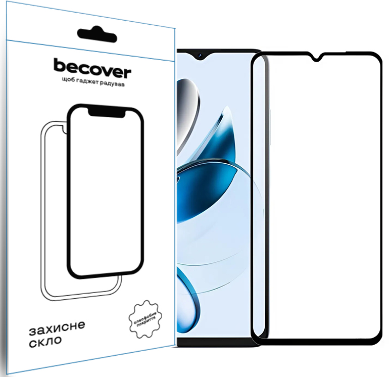 Защитное стекло BeCover для Oscal Tiger 10 Black (711578) Защитное стекло BeCover для Oscal Tiger 10 Black (711578)