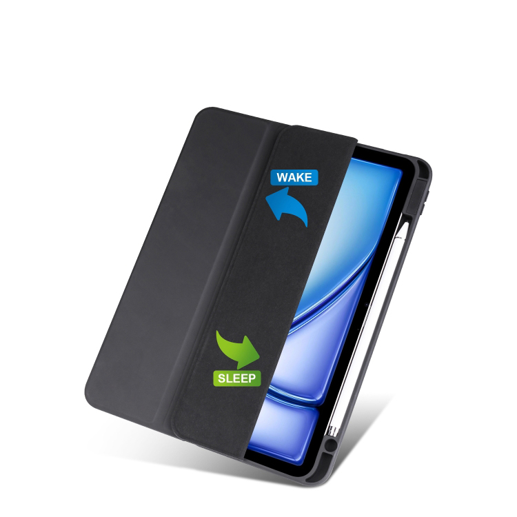 Чeхол-книжка BeCover Soft Edge TPU с креплением Apple Pencil для Apple iPad Air 11 M2 2024 11 Чeхол-книжка BeCover Soft Edge TPU с креплением Apple Pencil для Apple iPad Air 11 M2 2024 11