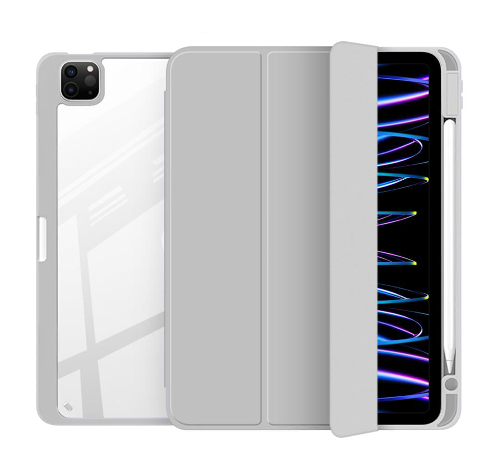 Чeхол-книжка BeCover Soft Edge TPU с креплением Apple Pencil для Apple iPad Pro 12.9 2020/2021/2022 Gray (711709) Чeхол-книжка BeCover Soft Edge TPU с креплением Apple Pencil для Apple iPad Pro 12.9 2020/2021/2022 Gray (711709)