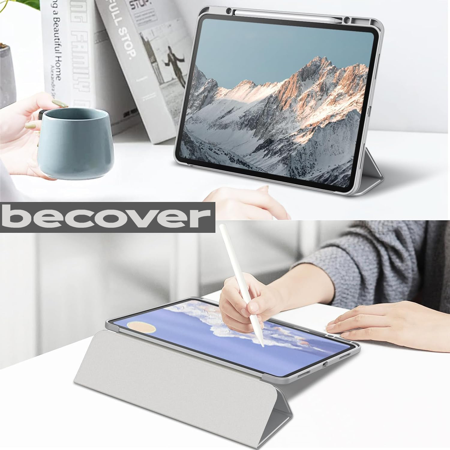 Чeхол-книжка BeCover Soft Edge TPU с креплением Apple Pencil для Apple iPad Pro 12.9 2020/2021/2022 Gray (711709) Чeхол-книжка BeCover Soft Edge TPU с креплением Apple Pencil для Apple iPad Pro 12.9 2020/2021/2022 Gray (711709)