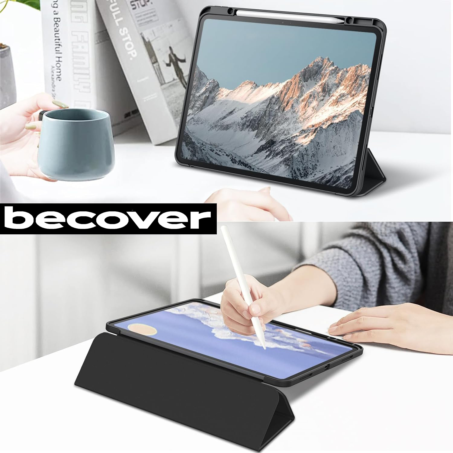 Чeхол-книжка BeCover Soft Edge TPU с креплением Apple Pencil для Apple iPad Pro 13 Чeхол-книжка BeCover Soft Edge TPU с креплением Apple Pencil для Apple iPad Pro 13