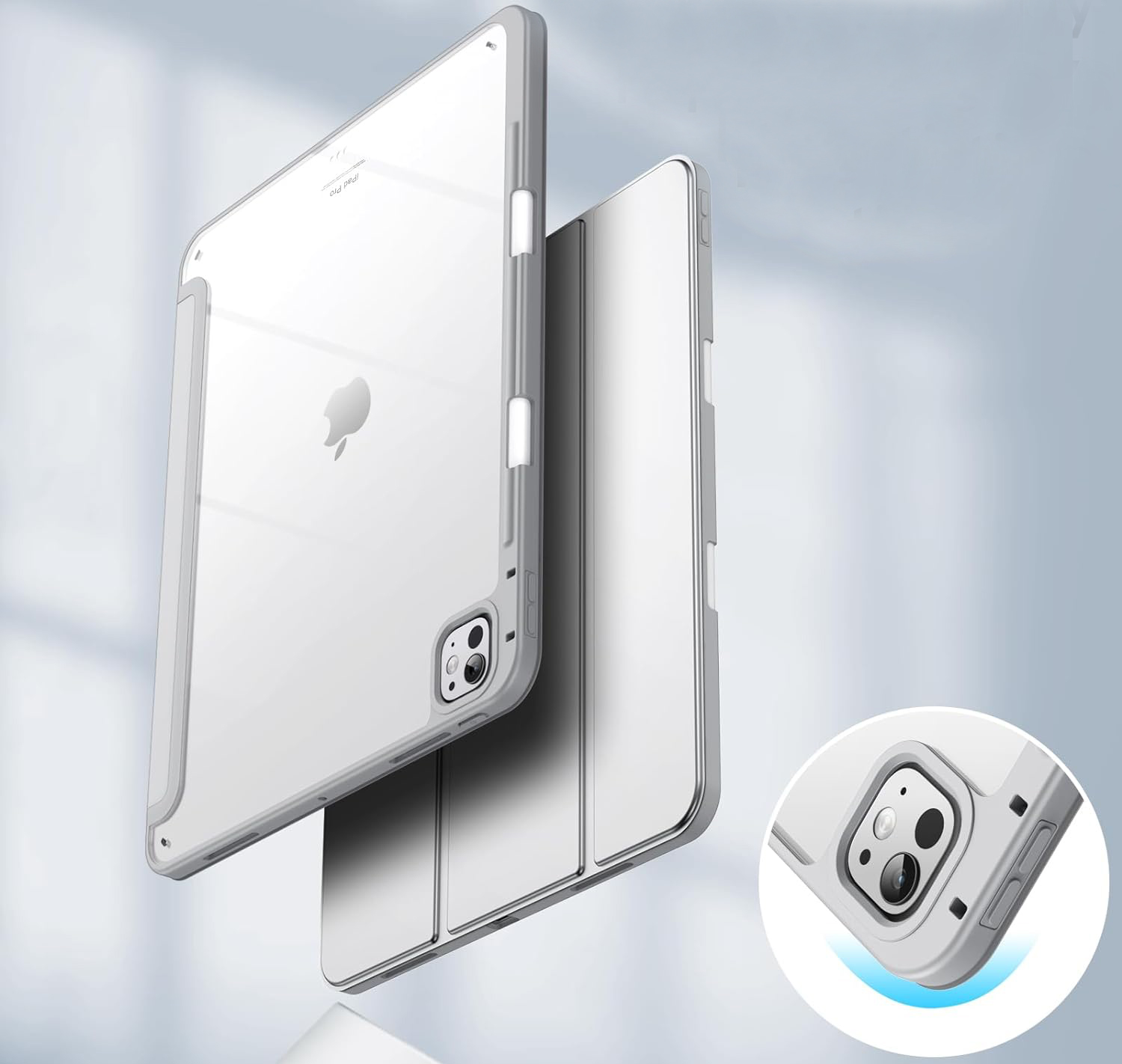 Чeхол-книжка BeCover Soft Edge TPU с креплением Apple Pencil для Apple iPad Pro 13 Чeхол-книжка BeCover Soft Edge TPU с креплением Apple Pencil для Apple iPad Pro 13