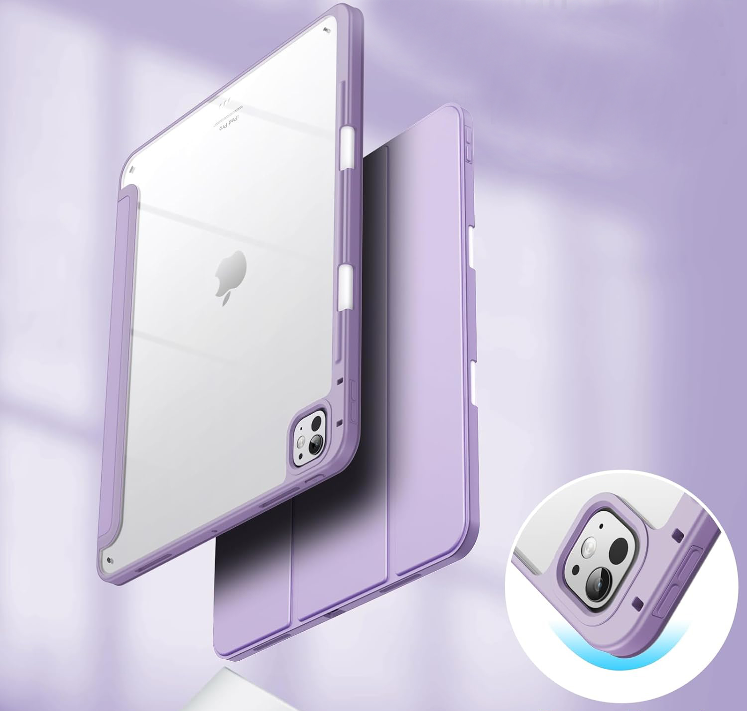 Чeхол-книжка BeCover Soft Edge TPU с креплением Apple Pencil для Apple iPad Pro 13 Чeхол-книжка BeCover Soft Edge TPU с креплением Apple Pencil для Apple iPad Pro 13