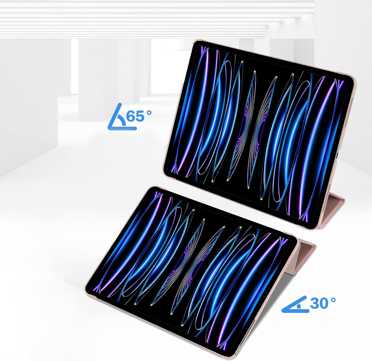 Чeхол-книжка BeCover Tri Fold Hard для Apple iPad Pro 12.9 2020/2021/2022 Pink (711721) Чeхол-книжка BeCover Tri Fold Hard для Apple iPad Pro 12.9 2020/2021/2022 Pink (711721)