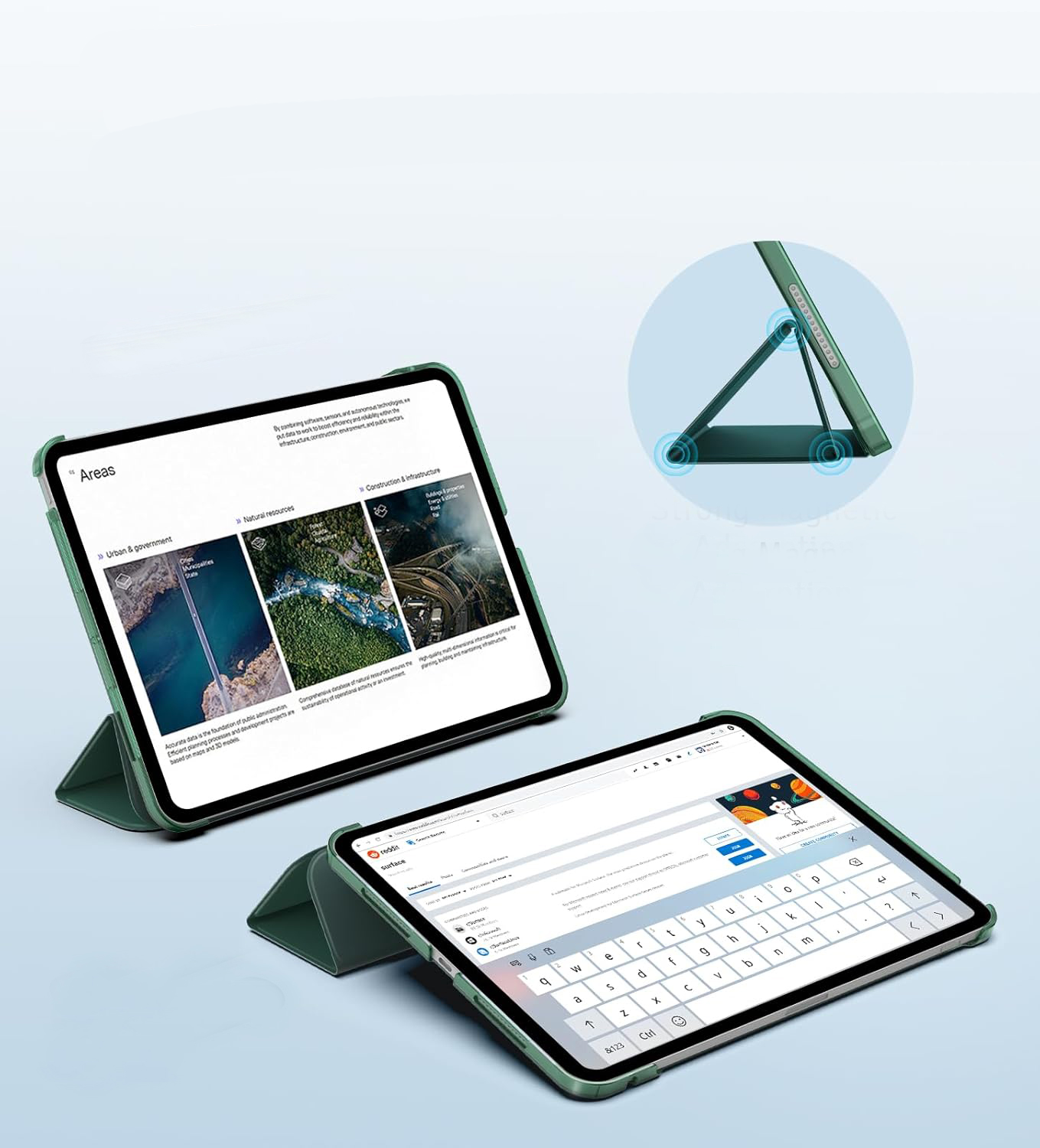 Чeхол-книжка BeCover Tri Fold Hard для Apple iPad Air 13 Чeхол-книжка BeCover Tri Fold Hard для Apple iPad Air 13