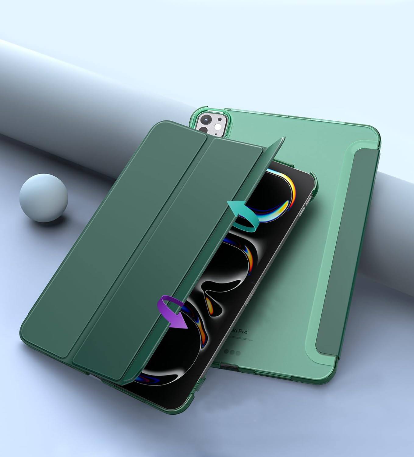 Чeхол-книжка BeCover Tri Fold Hard для Apple iPad Pro 11 Чeхол-книжка BeCover Tri Fold Hard для Apple iPad Pro 11